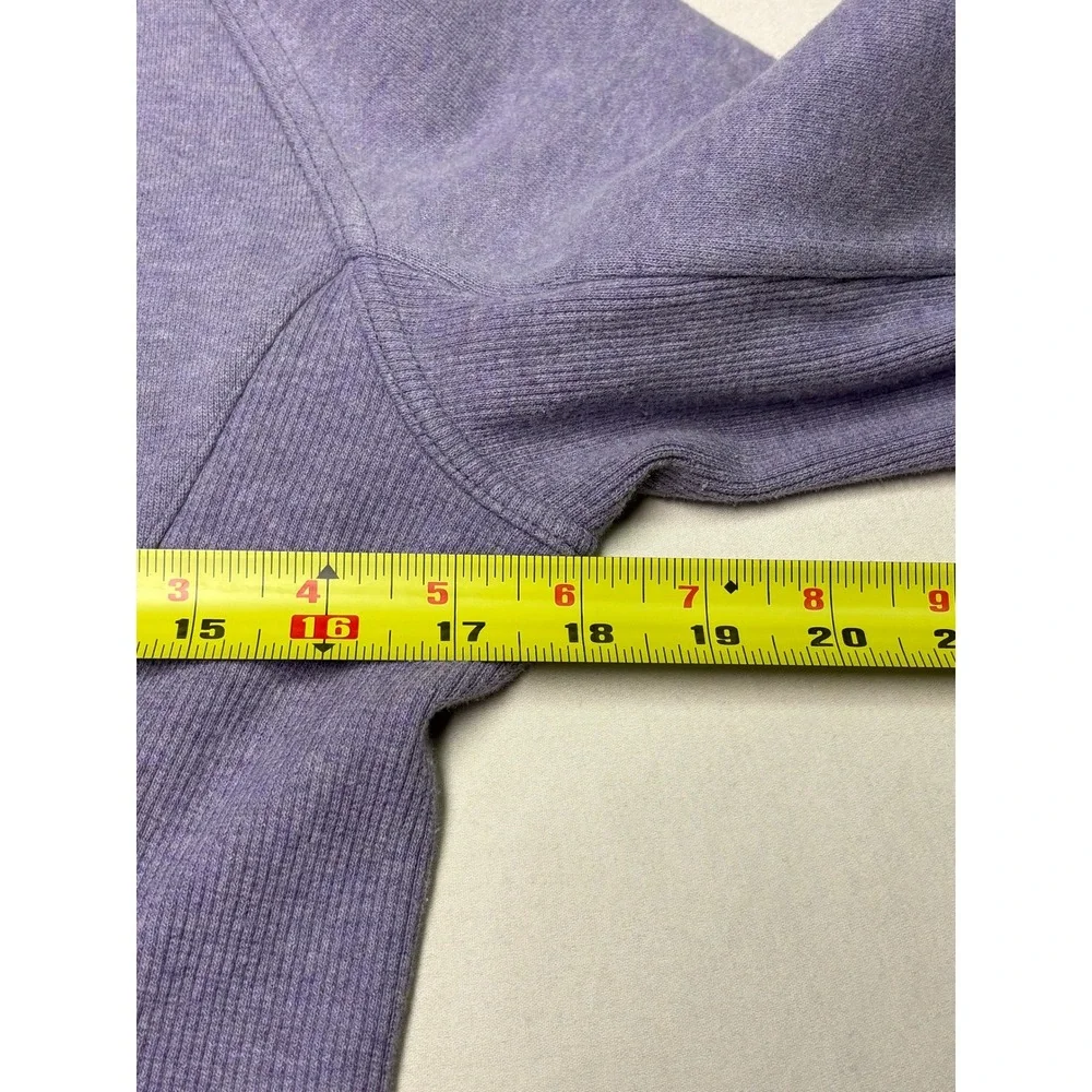 Lululemon Athletica Grey Zip Up Jacket Funnel Neck‎ Ribbed Cuffs Size 6